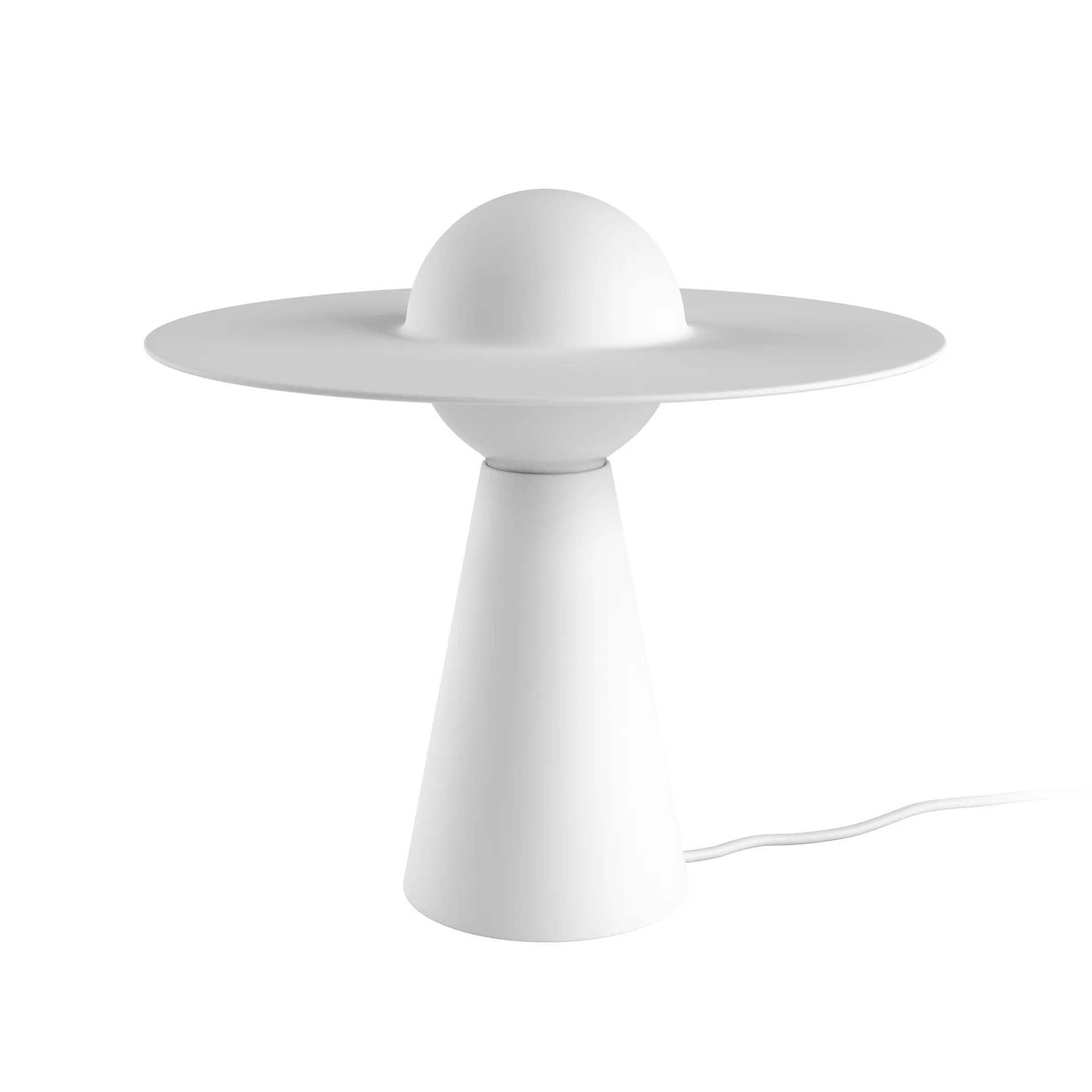 Candeeiro de mesa cerâmica 33x37,1 cm, Branco MOEBE