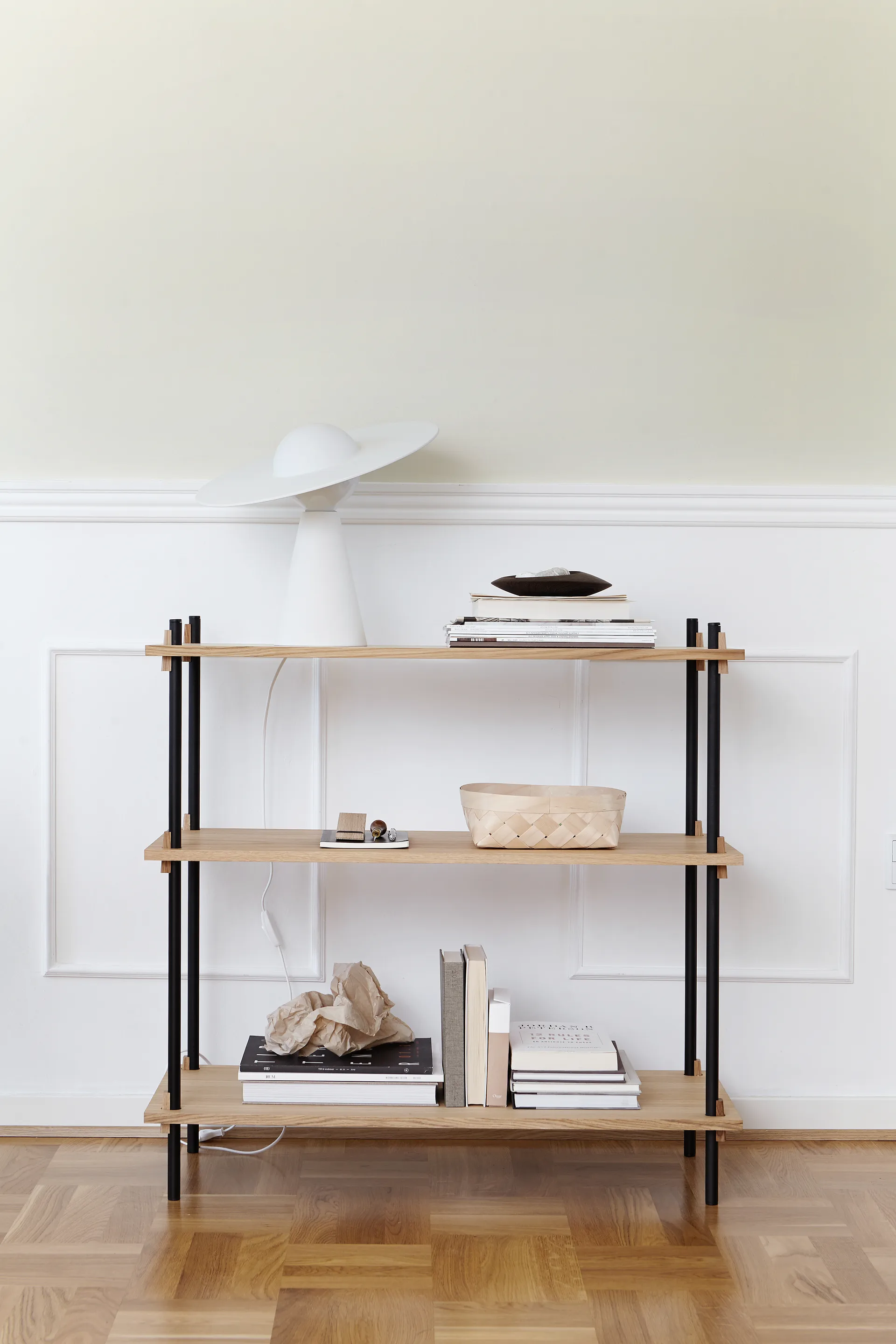 Candeeiro de mesa cerâmica 33x37,1 cm, Branco MOEBE