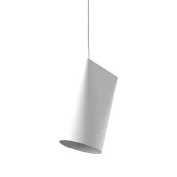 Candeeiro de teto cerâmica 11,2x22 cm - Branco - MOEBE
