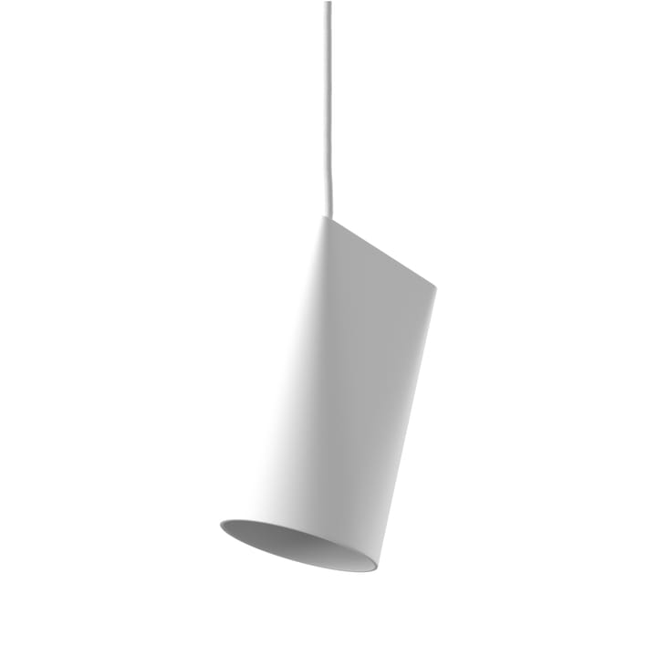 Candeeiro de teto cerâmica 11,2x22 cm - Branco - MOEBE
