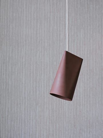 Candeeiro de teto cerâmica 11,2x22 cm - Terra cota, madeira - MOEBE