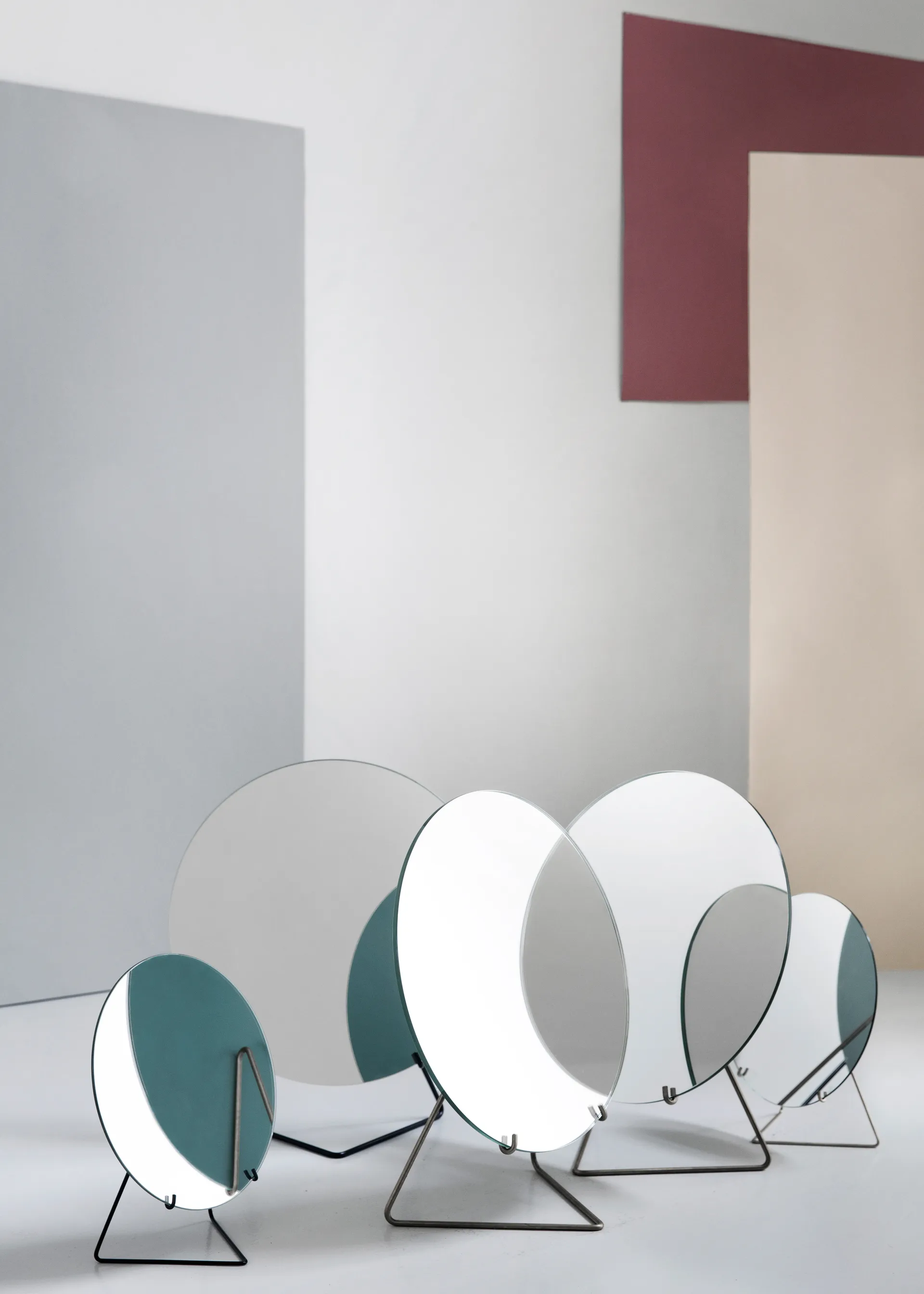 Espelho de mesa Ø20 cm, Preto MOEBE