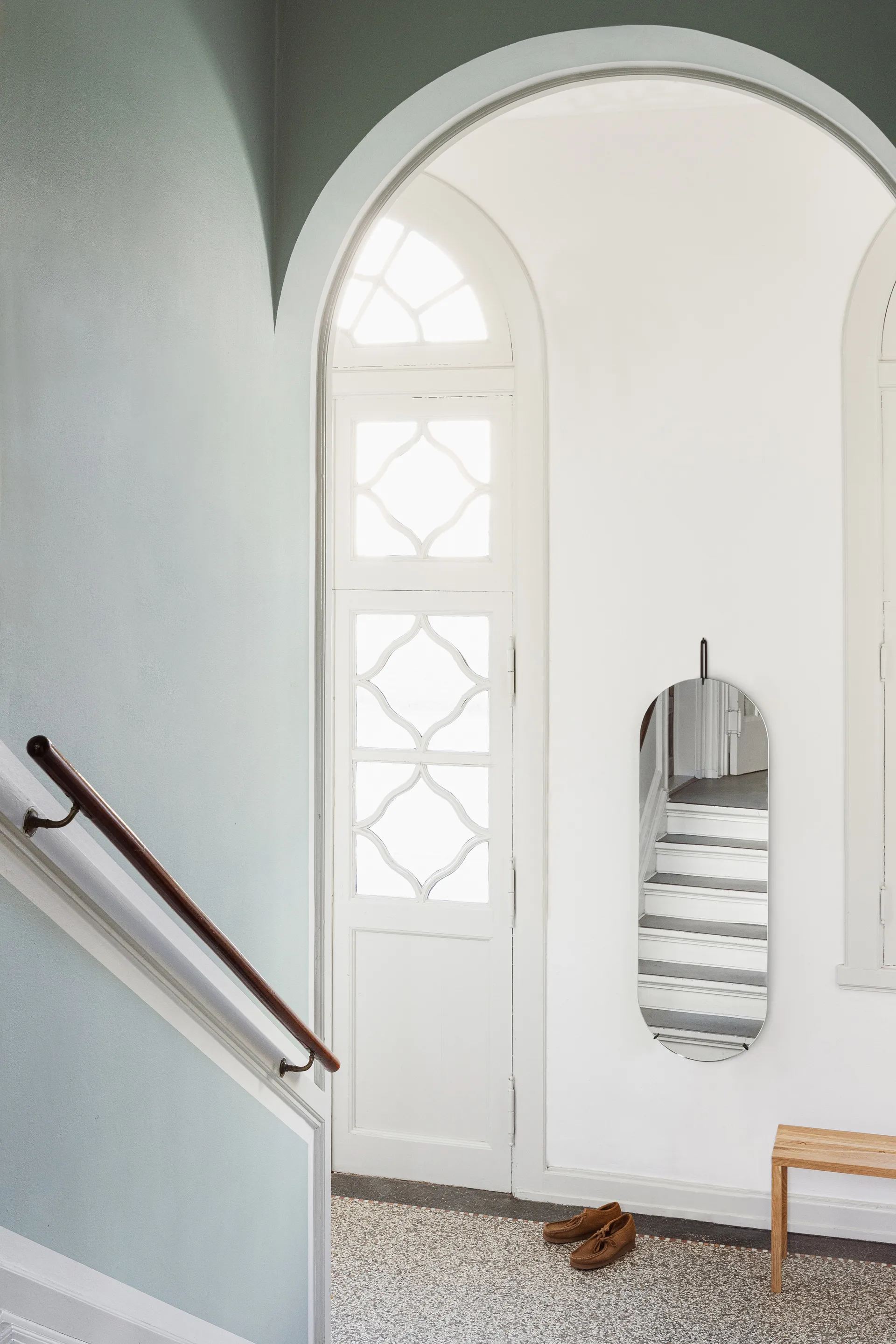 Espelho de parede 40,4x146,9 cm , Preto MOEBE