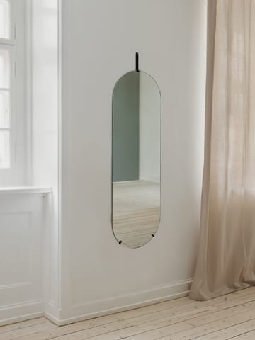 Espelho de parede 40,4x146,9 cm  - Preto - MOEBE