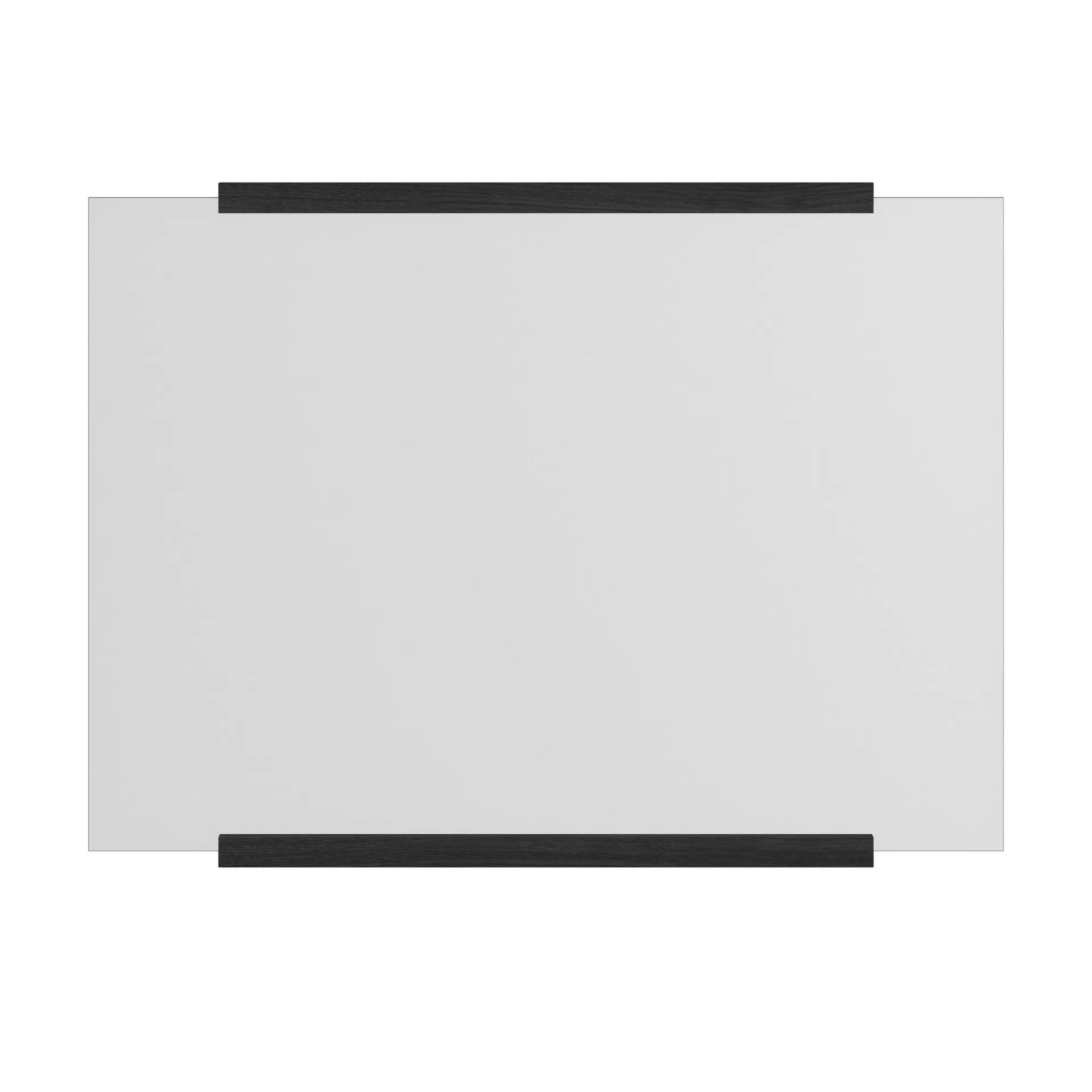 Espelho retangular de parede 30x40 cm, Preto MOEBE