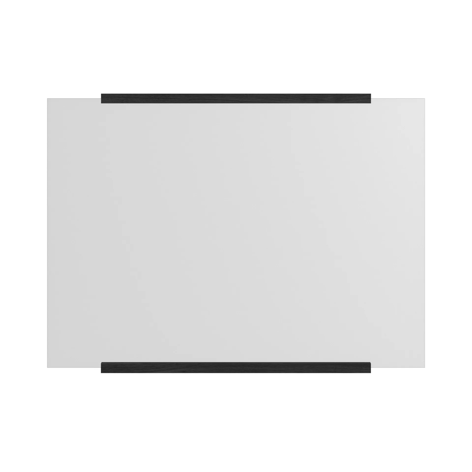 Espelho retangular de parede 50x70 cm, Preto MOEBE