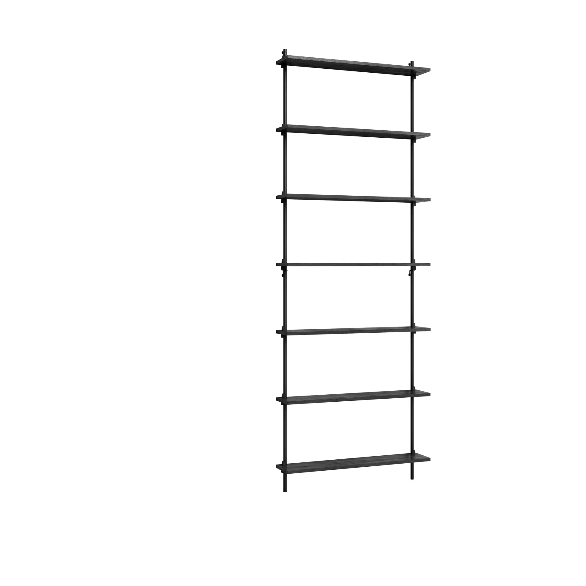 Estantes de parede Moebe ws.230.1, Preto MOEBE