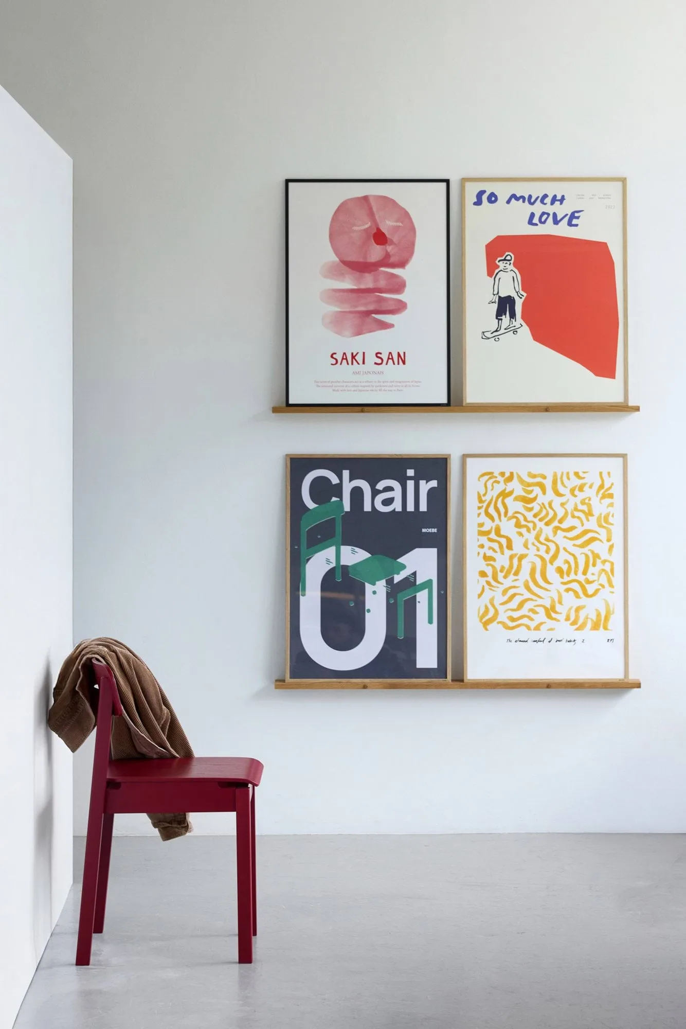 Everyday Chair cadeira, Purple red MOEBE