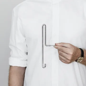 Gancho de parede grande Moebe - Aço inoxidável - MOEBE