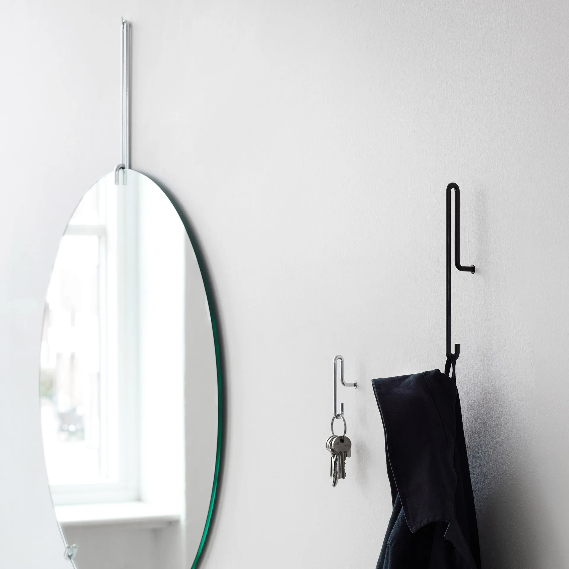 Gancho de parede grande Moebe, Preto MOEBE