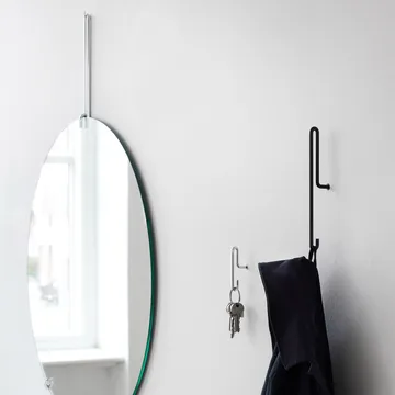 Gancho de parede pequeno Moebe 2 un. - Aço inoxidável - MOEBE