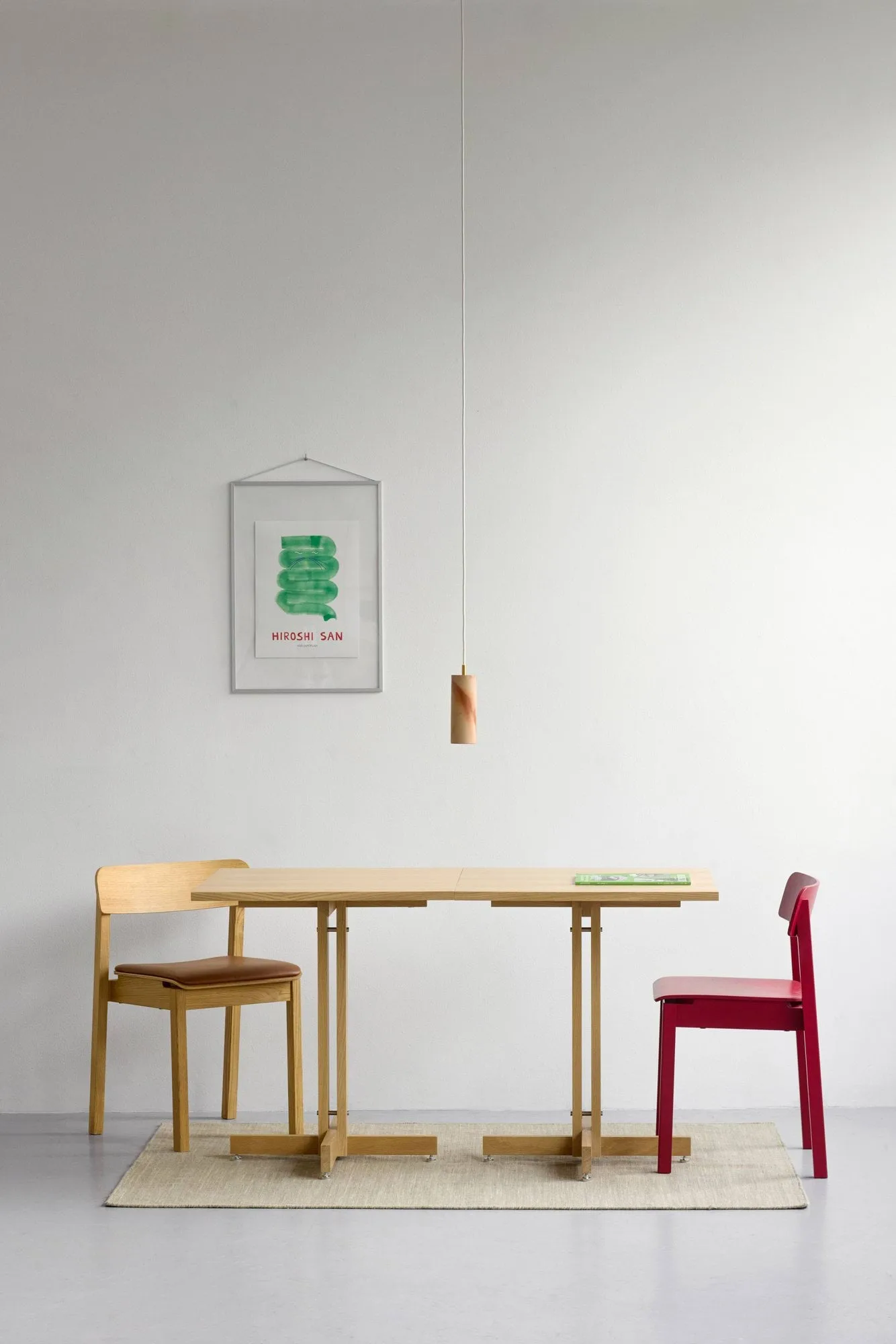KUMU mesa de café, Carvalho oleado, 60x60 cm MOEBE