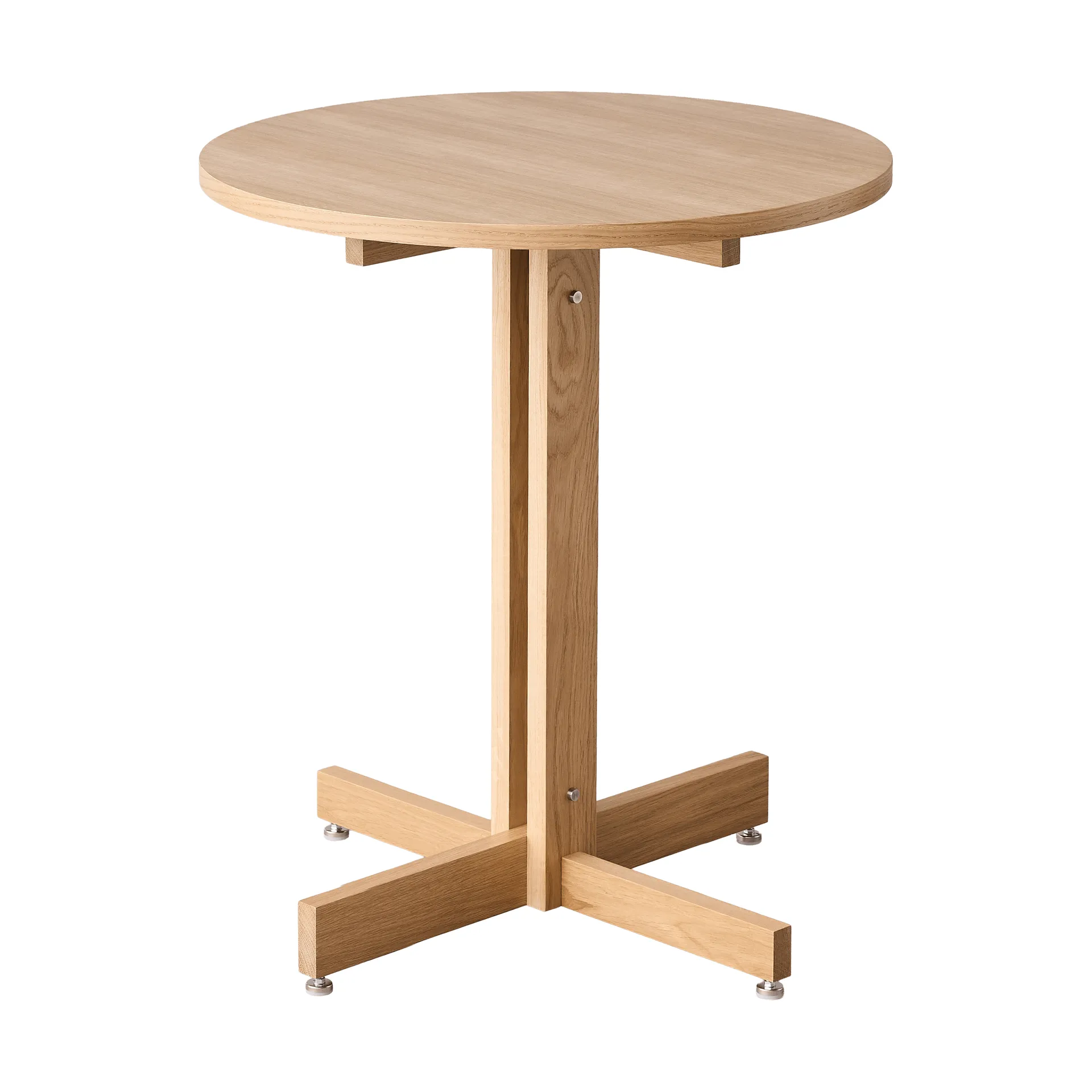 KUMU mesa de café, Carvalho oleado, Ø65 cm MOEBE
