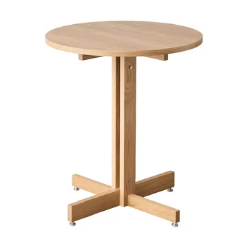 KUMU mesa de café - Carvalho oleado, Ø65 cm - MOEBE