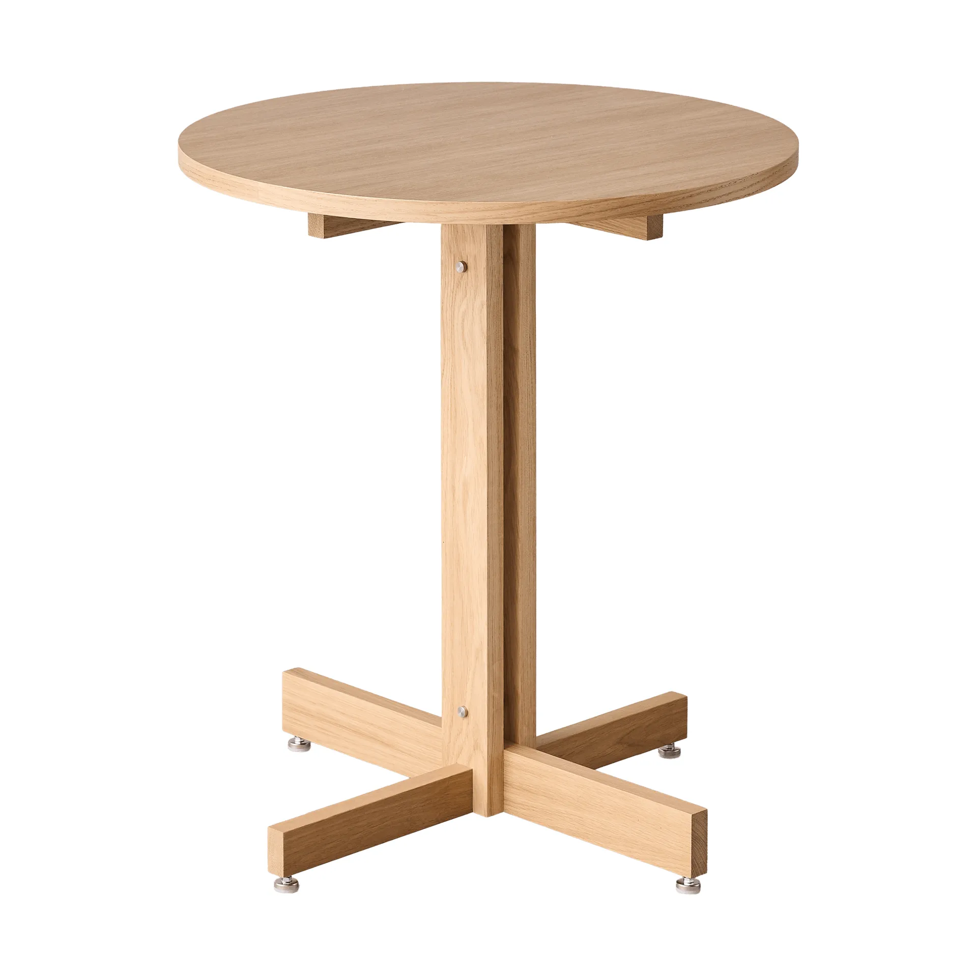 KUMU mesa de café, Carvalho oleado, Ø65 cm MOEBE