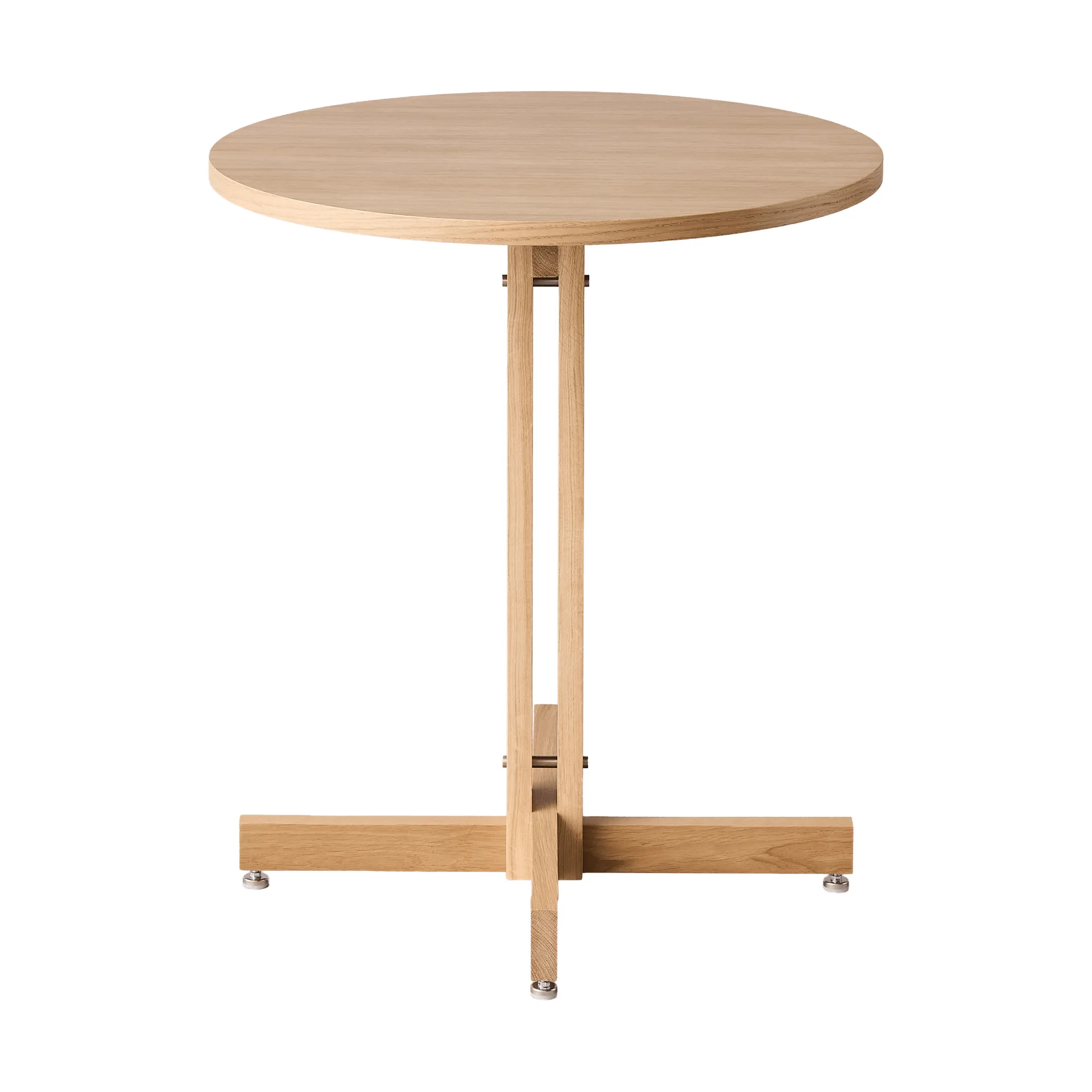 KUMU mesa de café, Carvalho oleado, Ø65 cm MOEBE