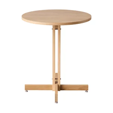 KUMU mesa de café - Carvalho oleado, Ø65 cm - MOEBE