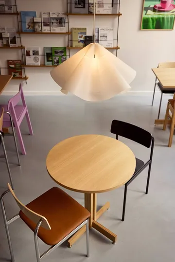 KUMU mesa de café - Carvalho oleado, Ø65 cm - MOEBE
