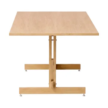 KUMU mesa de jantar - Carvalho oleado, 90x160 cm - MOEBE