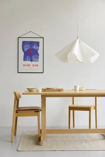KUMU mesa de jantar - Carvalho oleado, 90x160 cm - MOEBE