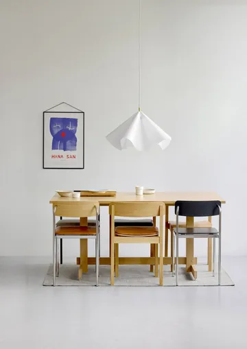 KUMU mesa de jantar - Carvalho oleado, 90x160 cm - MOEBE