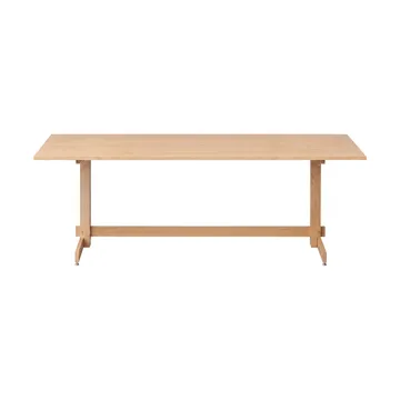 KUMU mesa de jantar - Carvalho oleado, 90x220 cm - MOEBE