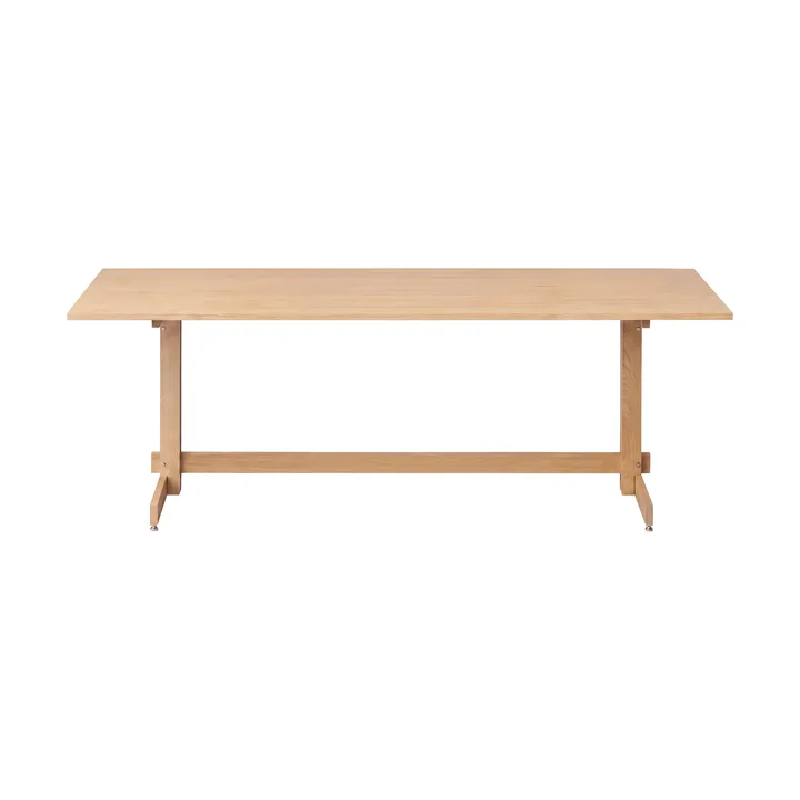 KUMU mesa de jantar - Carvalho oleado, 90x220 cm - MOEBE