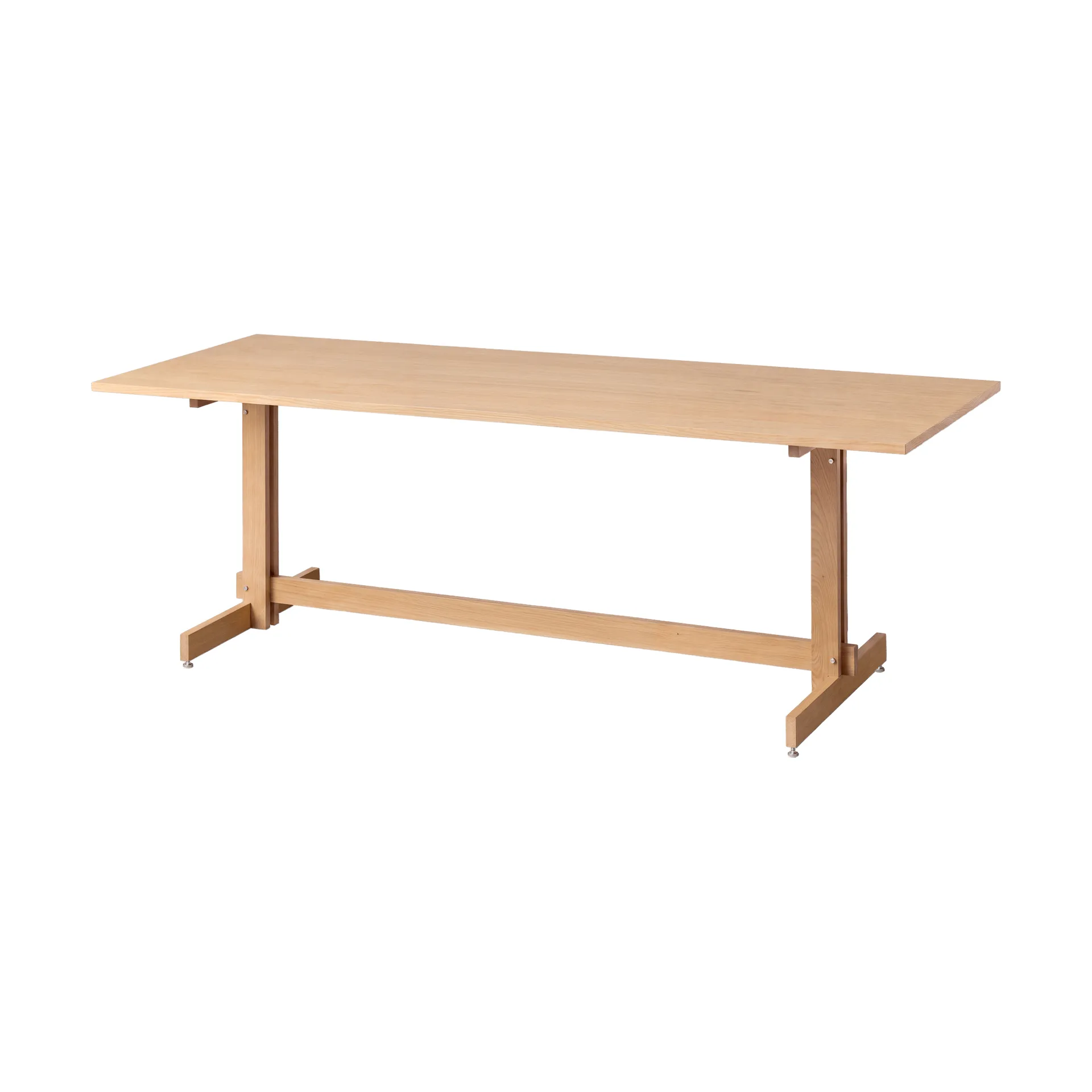 KUMU mesa de jantar, Carvalho oleado, 90x220 cm MOEBE