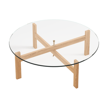 Moebe mesa de centro redonda Ø88 cm - Carvalho - MOEBE