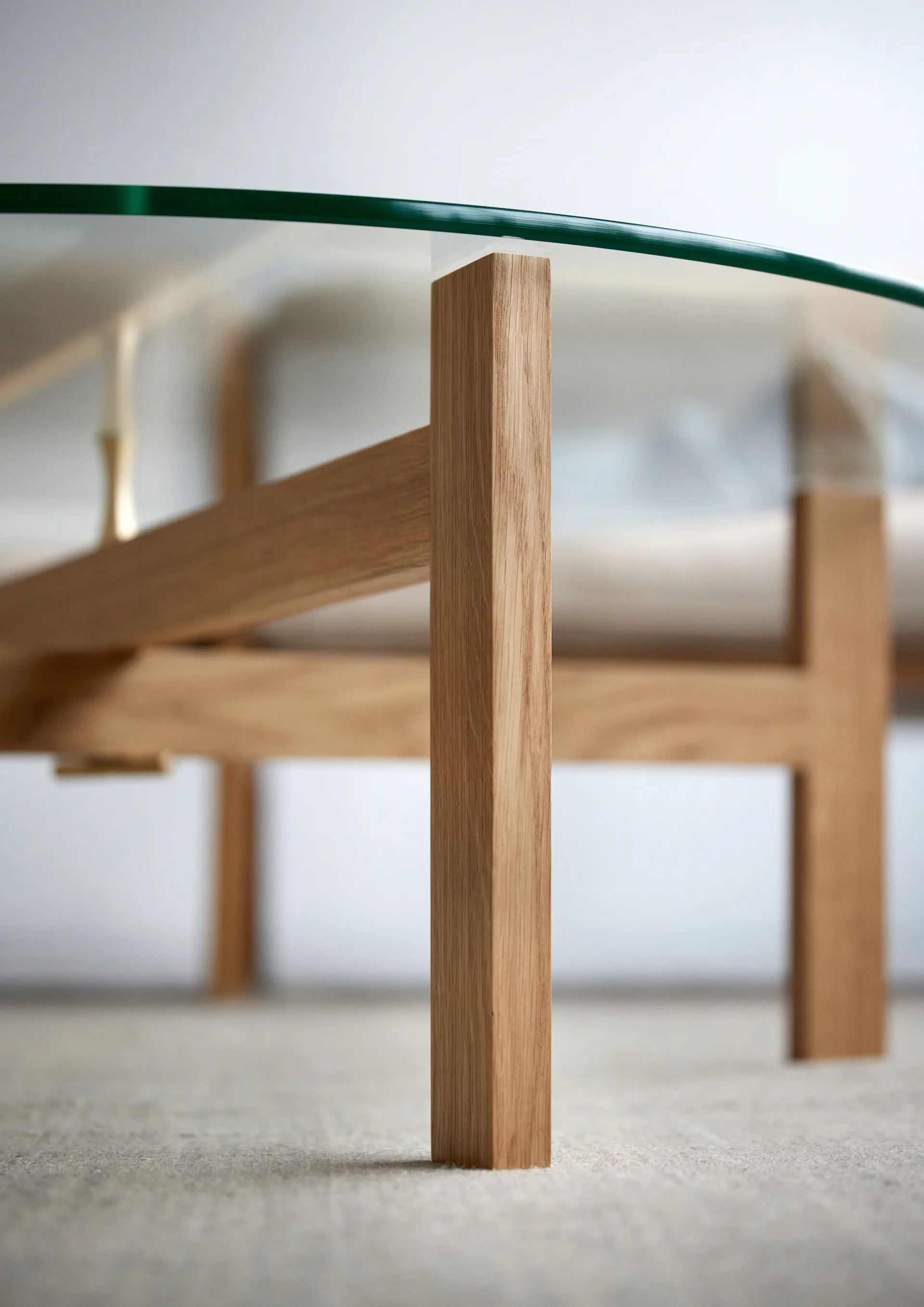 Moebe mesa de centro redonda Ø88 cm, Carvalho MOEBE