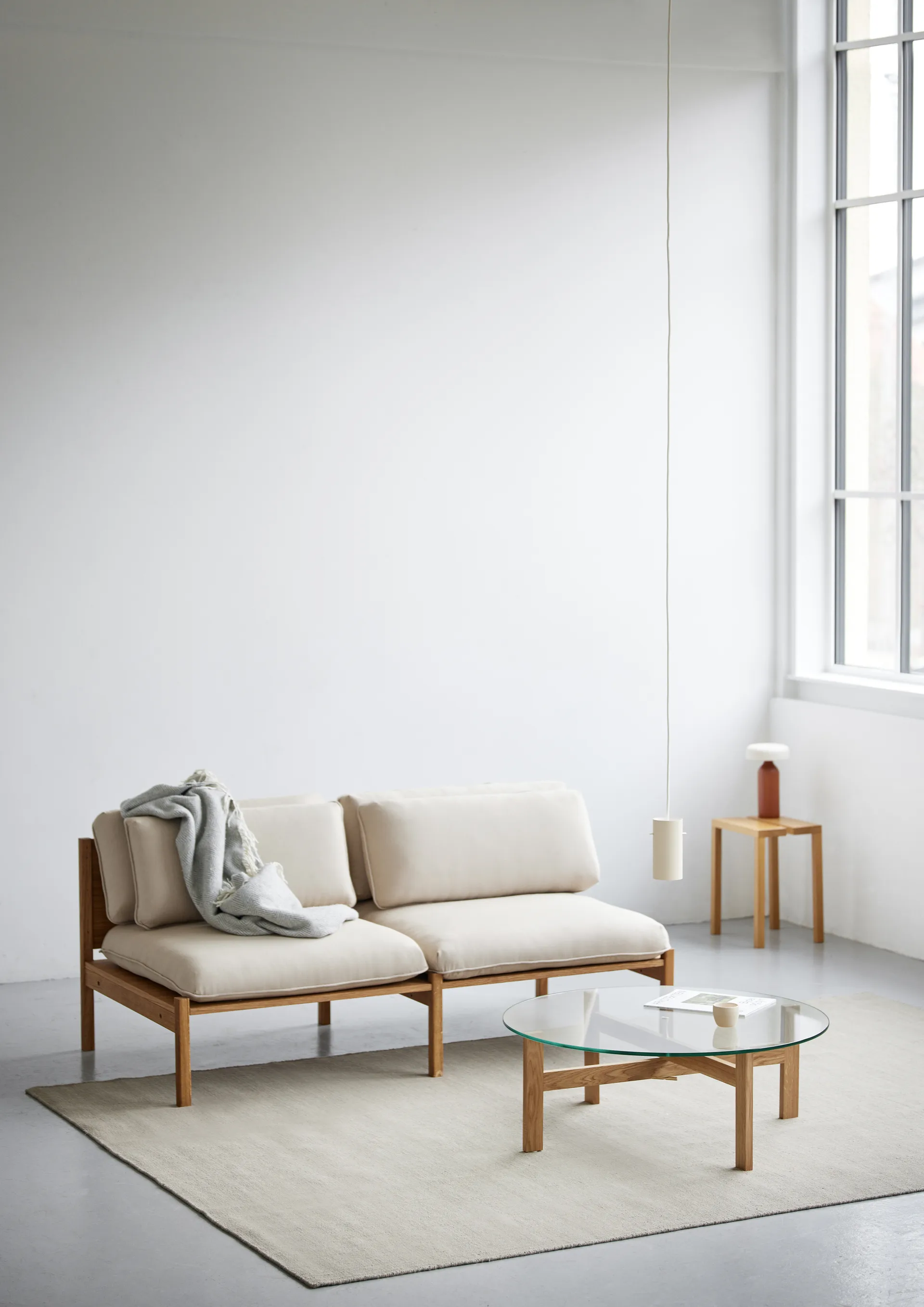 Moebe mesa de centro redonda Ø88 cm, Carvalho MOEBE