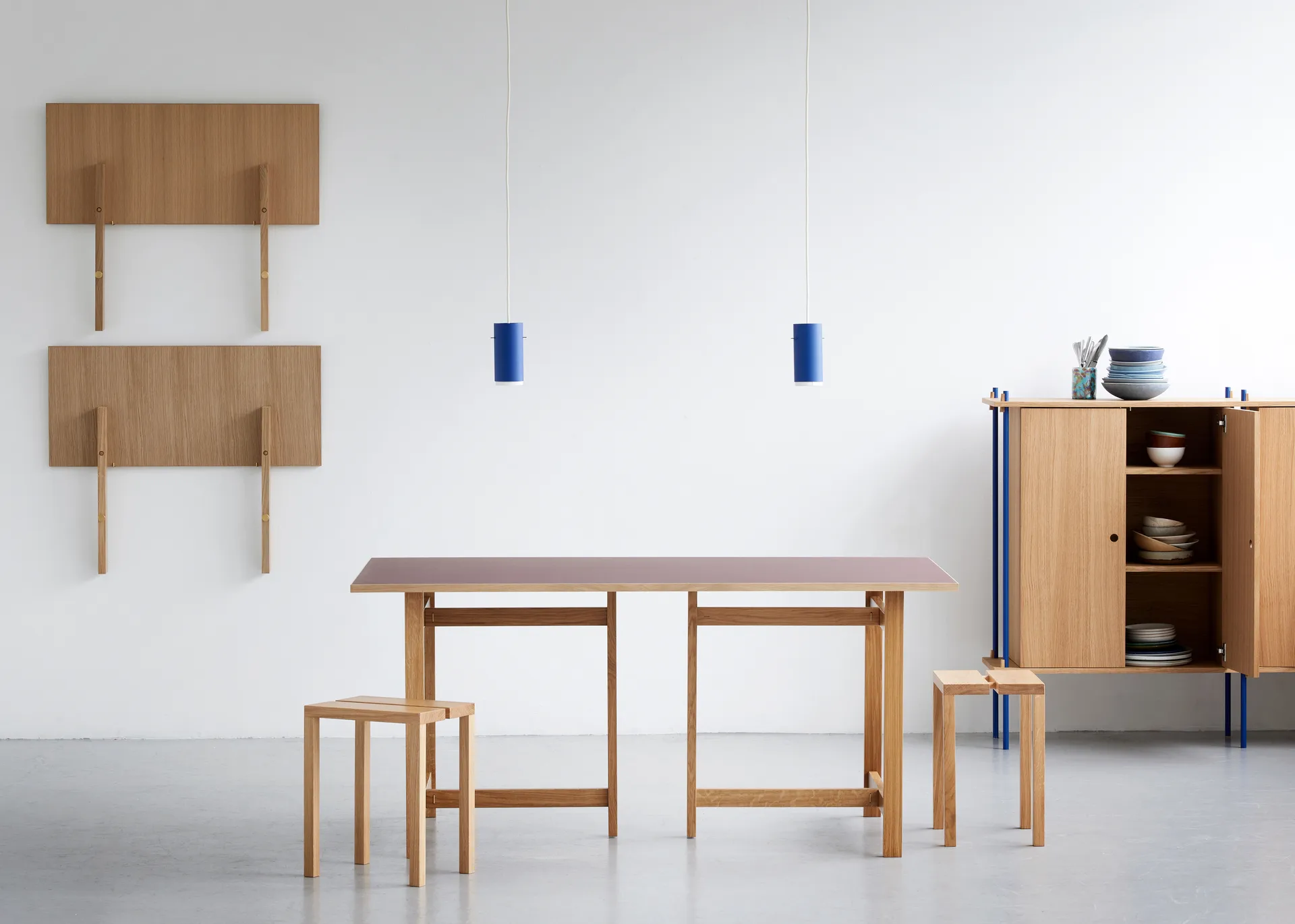 Moebe mesa retangular , Borgonha, 160x90 cm MOEBE