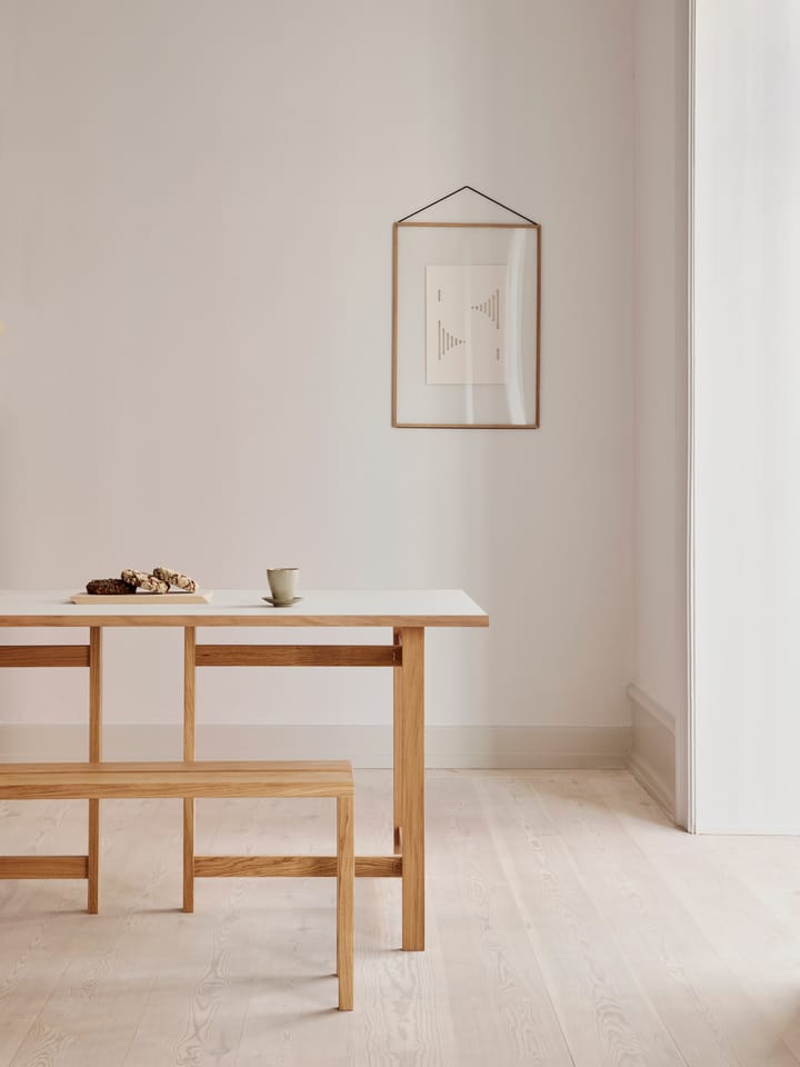 Moebe mesa retangular , Cinzento claro, 160x90 cm MOEBE