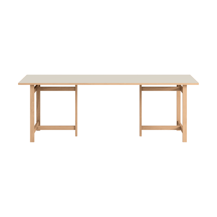 Moebe mesa retangular  - Cinzento claro, 220x90 cm - MOEBE