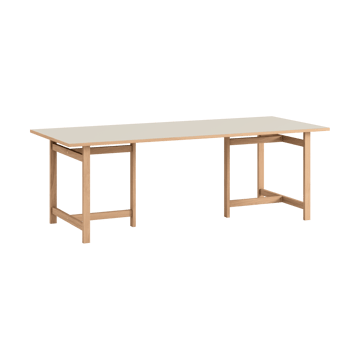 Moebe mesa retangular  - Cinzento claro, 220x90 cm - MOEBE