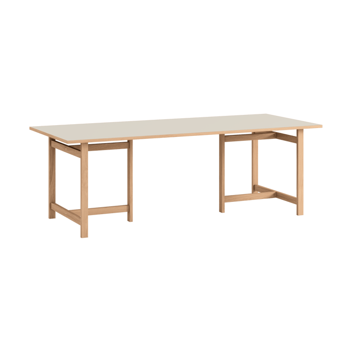 Moebe mesa retangular , Cinzento claro, 220x90 cm MOEBE