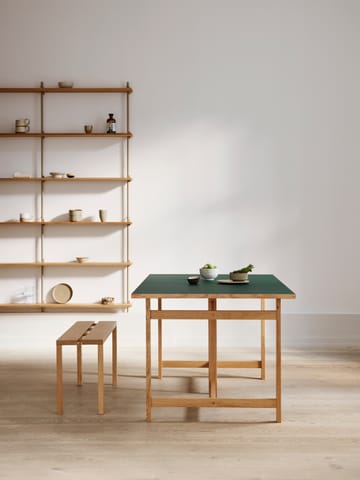 Moebe mesa retangular  - Verde, 160x90 cm - MOEBE