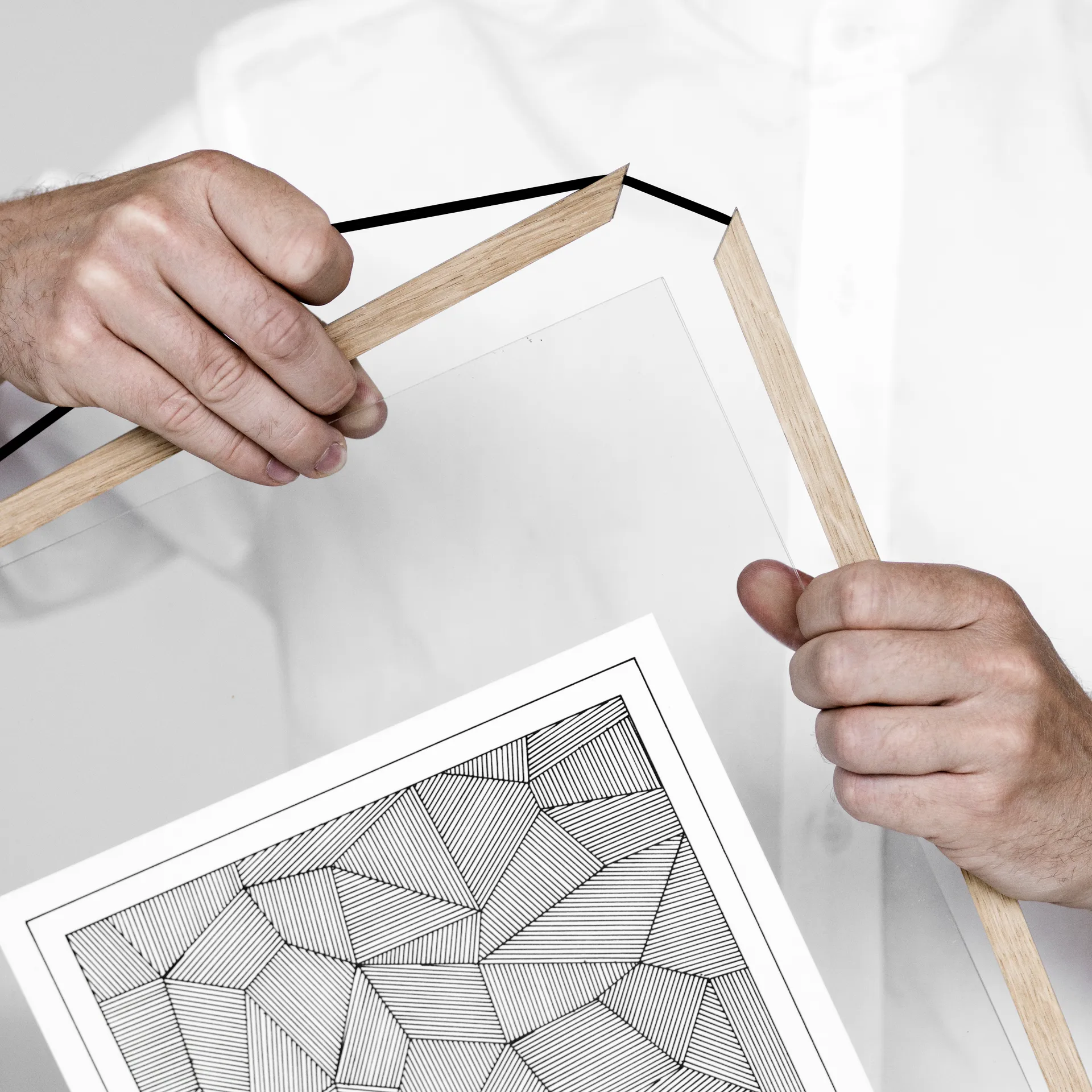 Moebe moldura A3 44x31,7 cm, Carvalho MOEBE