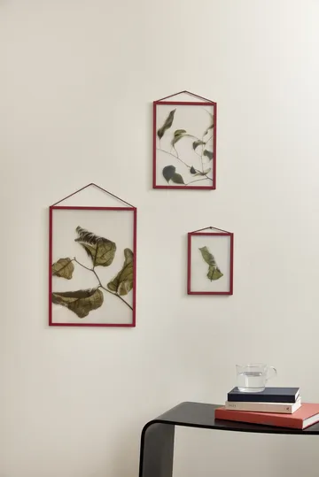 Moebe moldura A5 16,5x22,7 cm - vermelho, transparente - MOEBE