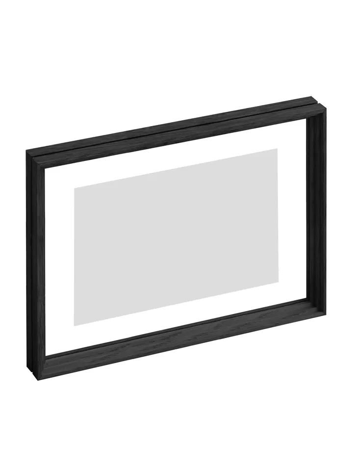 Moebe Standing Frame moldura - carvalho tingido de preto, A4 - MOEBE