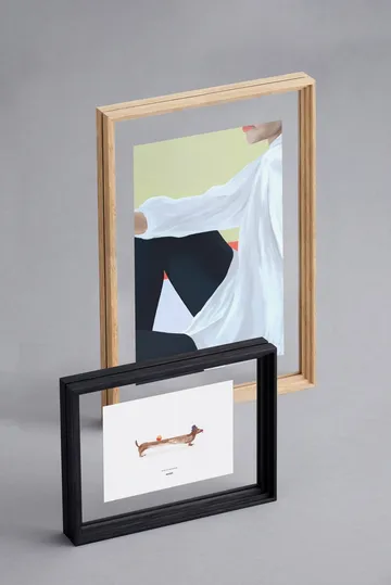 Moebe Standing Frame moldura - carvalho tingido de preto, A4 - MOEBE