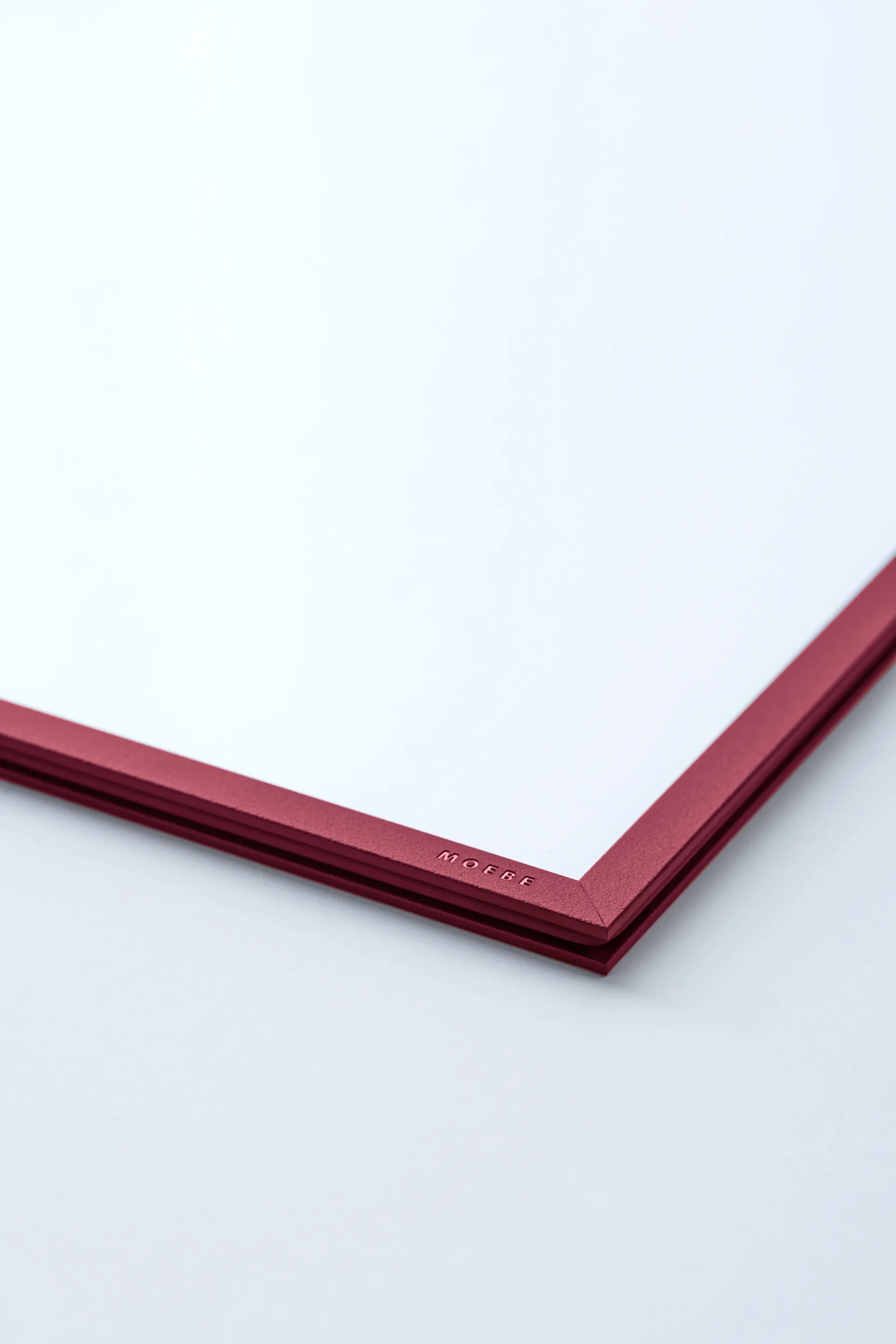 Moldura Moebe A3 31,3x43,6 cm, vermelho, transparente MOEBE