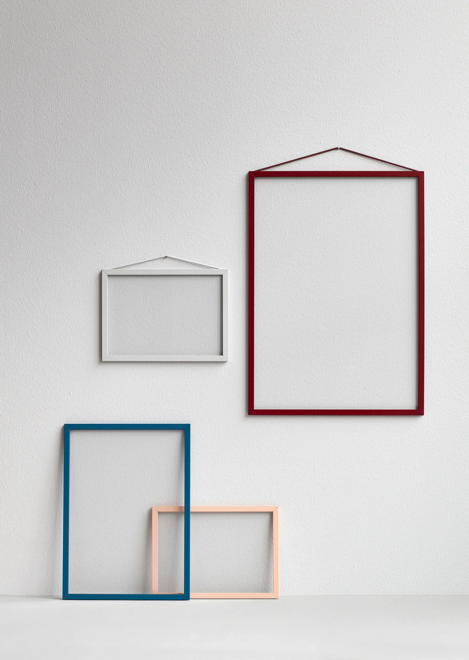 Moldura Moebe A3 31,3x43,6 cm, vermelho, transparente MOEBE