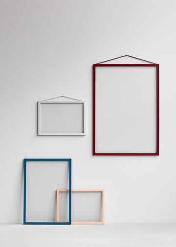 Moldura Moebe A3 31,3x43,6 cm  - vermelho, transparente - MOEBE
