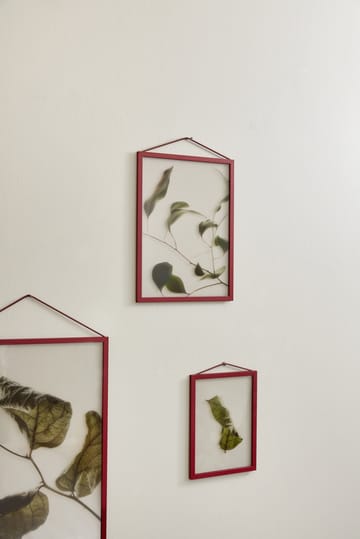 Moldura Moebe A4 22,6x31,3 cm - vermelho, transparente - MOEBE