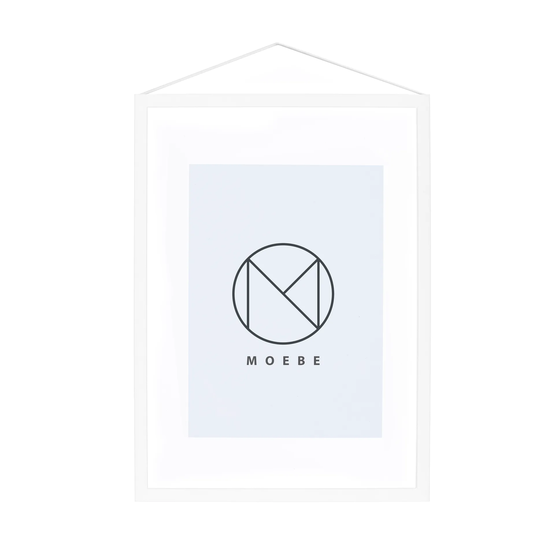 Moldura Moebe A4 23x31,7 cm, Branco MOEBE