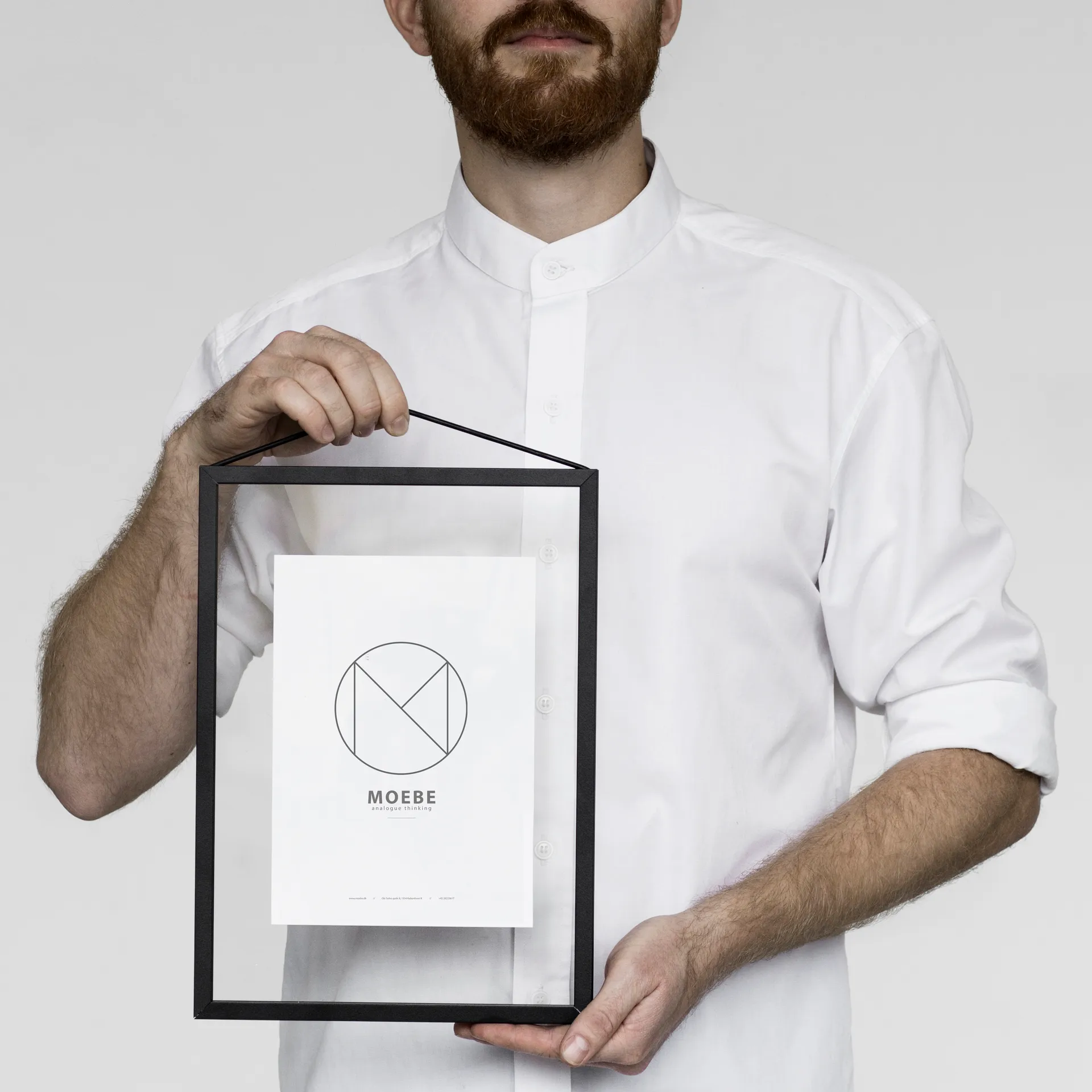 Moldura Moebe A4 23x31,7 cm, Preto MOEBE