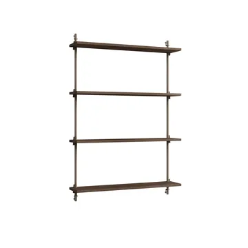 Prateleira de parede Wall Shelving - Carvalho fumado-warm grey, 92x115x17,5 cm, WS.115.1 - MOEBE