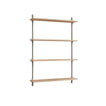 Prateleira de parede Wall Shelving - Carvalho-warm grey, 92x115x17,5 cm, WS.115.1 - MOEBE