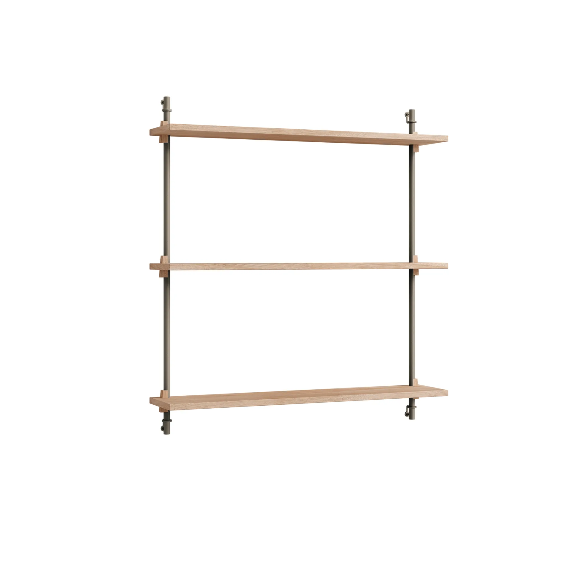 Prateleira de parede Wall Shelving, Carvalho-warm grey, 92x85x17,5 cm, WS.85.1 MOEBE
